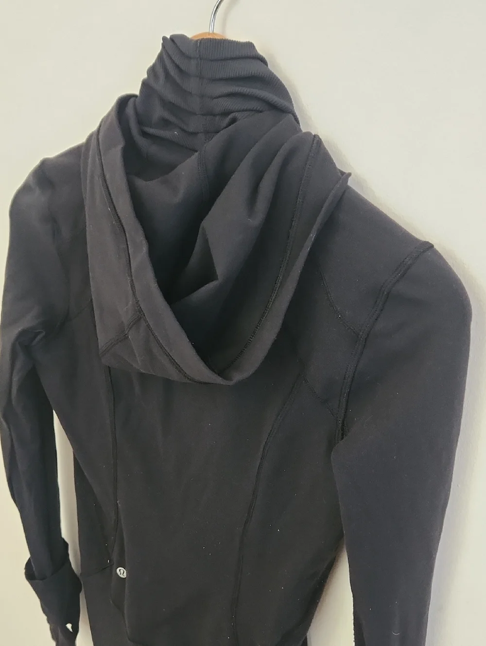 Lululemon Daily Practice Hooded Layer Black Jacket Active Size 6 - Picture 5 of 10